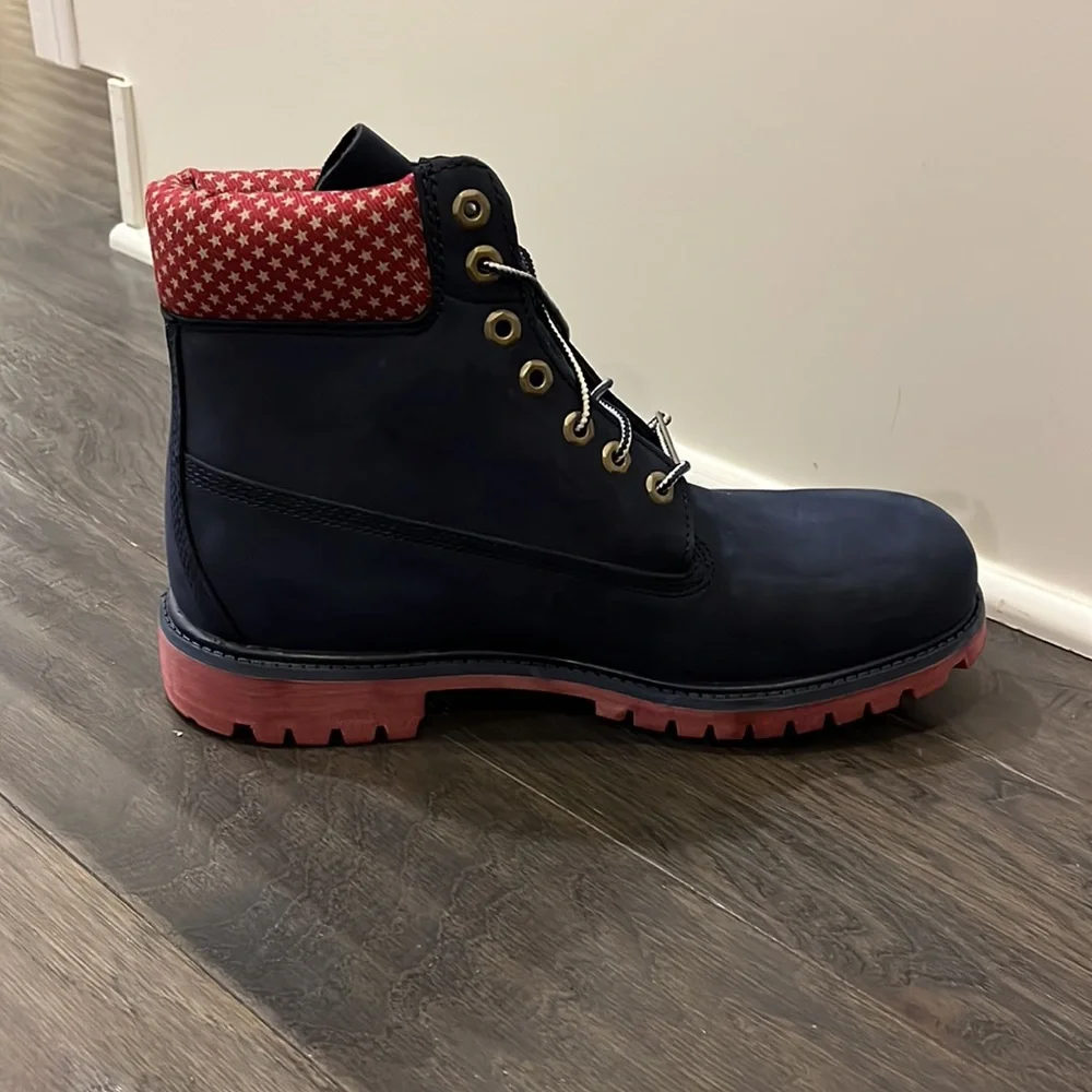 Timberland X Villa Stars and Stripes Old Glory 6” Boots new 4th of July Mens 10